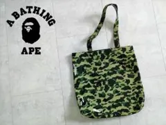 A BATHING APE エイプ 1stカモ PVC トートバッグ 猿迷彩のサムネイル