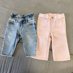 80 GAP デニムパンツ＆コーデュロイパンツ 2点セット