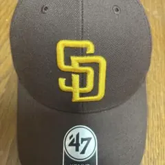 47 サンディエゴ・パドレス キャップ ブラウン
