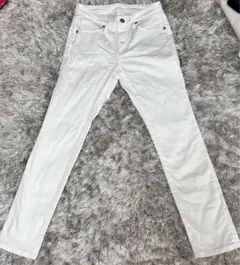GU/白スキニーデニム/size61/ストレッチ