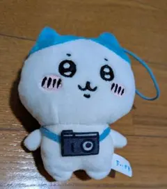 タグ付き 正規品 ちいかわ ハチワレ ぬいぐるみ ちいかわ デスクトップから見守るひっかけぬいぐるみ（報酬袋ハチワレ