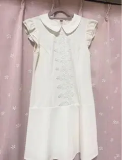 REDYAZEL ノースリーブ ワンピース ホワイト