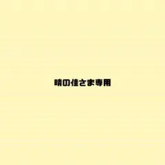 晴の佳さま専用