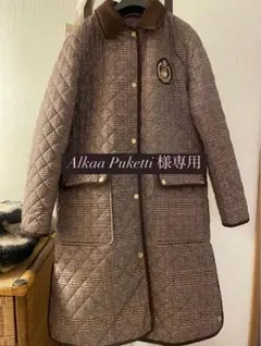 Ralph Lauren チェック柄ロングコート