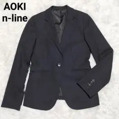 ✨特価 良品✨ 洋服の青山 n-line テーラードジャケット 5号 XS小さいのサムネイル