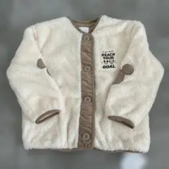 新品 キッズ モコモコアウター フリース ミッキーミニー130