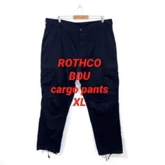 ROTHCO ロスコ ミリタリー　カーゴパンツ ブラック　XL 黒のサムネイル
