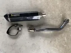 ワケアリ品 グロム JC61 前期 X-CHAVE 2本出しツインアップマフラー 