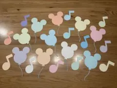 音符 風船 バルーン 壁面 誕生日表 メッセージカード 保育園 幼稚園 通年