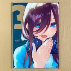 五等分の花嫁展 大阪限定 アクリルフォトスタンド 中野三玖 箱・脚付き