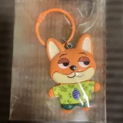 ズートピア マスコットキーホルダー ニック テレビ付バージョン レア 