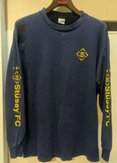 【希少】90s Old Stüssy FC ロンT USA製 銀タグ L 袖プリ