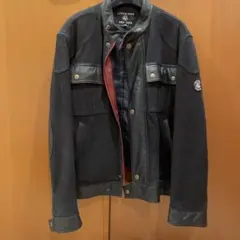 LUPO DI MARE SINA COVA. ブラックレザージャケット L