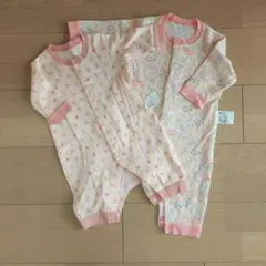 【ロンパース 2点セット】UNIQLO　長袖　60cm70cm