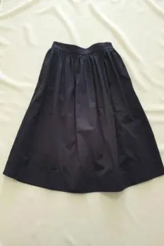 ZARA ザラ ウーマン　黒　 スカート 　ギャザー　フレア　ブラック　L　春用