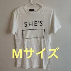 SHE'S ホワイト Tシャツ M