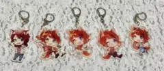 すとぷり 莉犬 アクリルキーホルダー 5点セット