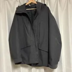 ユニクロ　ハイブリッドパーカー　チャコールグレー　XL