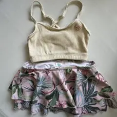 ROXY セパレート水着 110サイズ フラワープリント