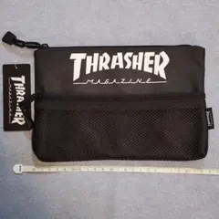 新品未使用 THRASHER スラッシャー ペンケース ポーチ ブラック