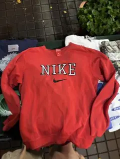NIKE 赤スウェット L