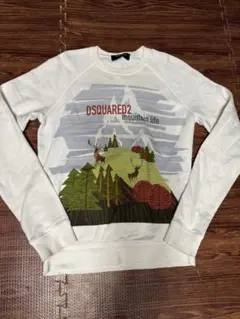 DSQUARED2 山の風景プリント スウェット M