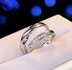 ペアリング カップル 指輪 セット シルバー サイズ調整 結婚 リング 結婚指輪