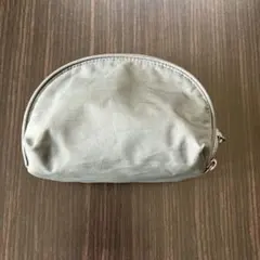 無印良品 MUJI シンプル グレー ポーチ 半月型のサムネイル