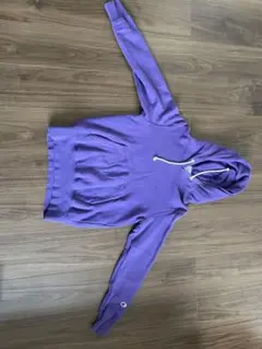 Champion パープル フード付きパーカー　X S size程