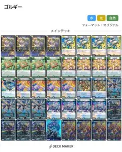 ゴルギーオージャー　デッキ