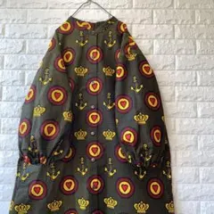 アフリカン　ストレートワンピース