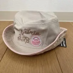 新品 e.a.B 刺繍入りベージュバケットハット