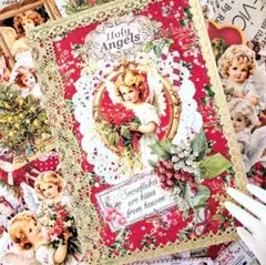 Xmasジャンクジャーナルキット✨VintageAngels✨