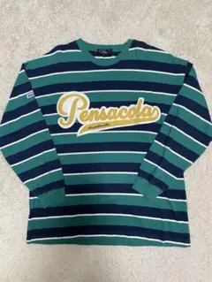 ビーノ　グリーンボーダー ロング Tシャツのサムネイル
