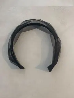 ジェニファーオーレット　ブラック ヘアバンド