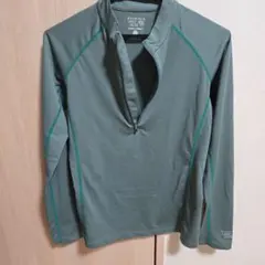 마운틴 하드웨어 하프 지퍼 탑 미디엄 그린