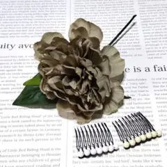 ハンドメイド フラメンコ フローレス&ペイネタセット【0060-007-013】