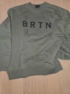 BURTON BRTN クルーネック スウェット カーキ Mサイズのサムネイル