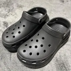 Crocs ブラック メガ クラッシュ クロッグ
