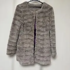 MERCURYDUO グレージュ ファー ジャケット F コート