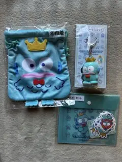 ハンギョドン 40th当りくじ(巾着、ラバーマスコット、ステッカー)セット