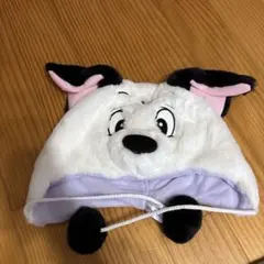 犬のキャラクター帽子 フリース素材　101匹わんちゃん
