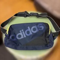 adidas ボディバッグ ネイビー/イエローのサムネイル