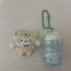 サンリオ　はさむんです。ラテクマ　シナモロール　カップ型ストラップのサムネイル