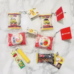 いちご大福2プリン大福うまい棒コンポタどらチョコやおきんキーチェーン6個セット