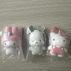 サンリオキャラクターズ カラフルカラビナマスコットチャーム 3個セット