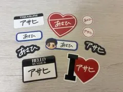 treasure アサヒ　手書きステッカー