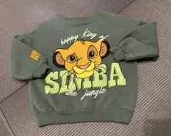 シンバ ライオンキング ディズニー 裏起毛 トレーナー パーカー