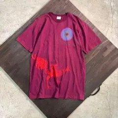 SIVA avis グラフィックプリント Tシャツ レッド - メルカリ