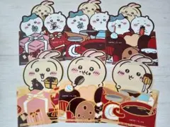 ちいかわバレンタインロッテコラボ非売品クリアファイルうさぎコンプセット6種類